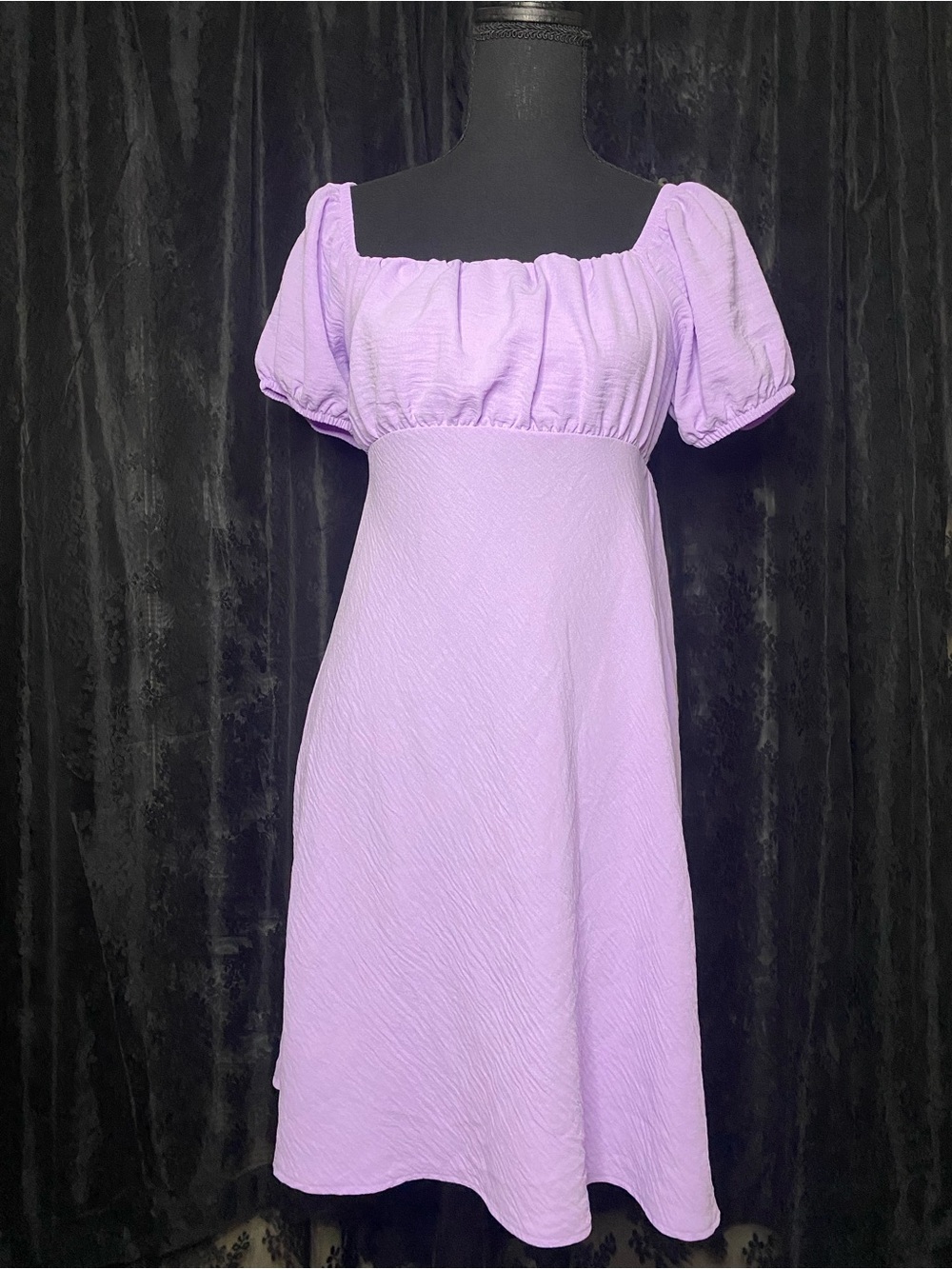 Preppy Indie Bohemian Boho Purple Dress